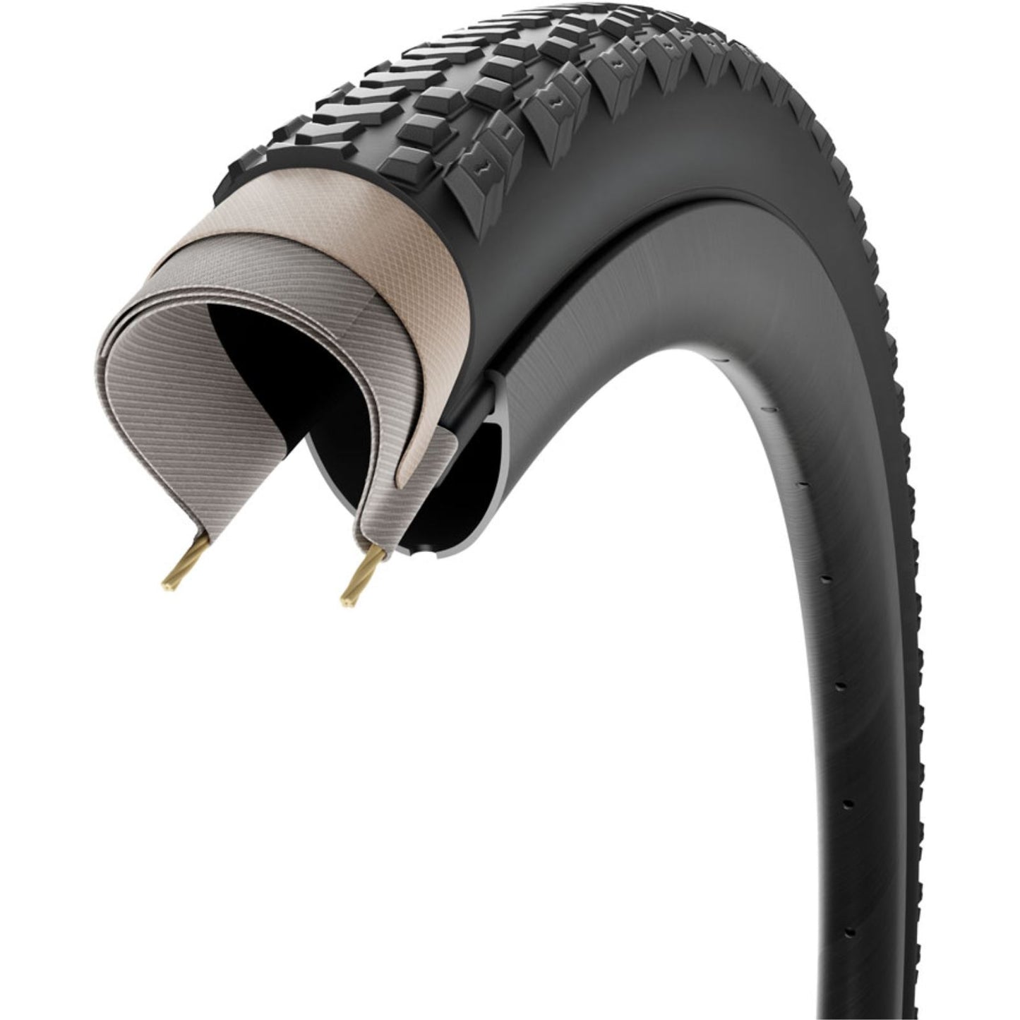 Pirelli - Bicycle Cinturato Gravel RM Tire - 700x35, Tubeless, Folding, Black, SpeedGrip [MPN: 012164-01-700]_1951435