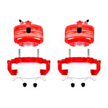Powerstop Front Red Calipers w/Brackets - Pair for 08-09 Audi TT [MPN: psbS2974A]_1888008