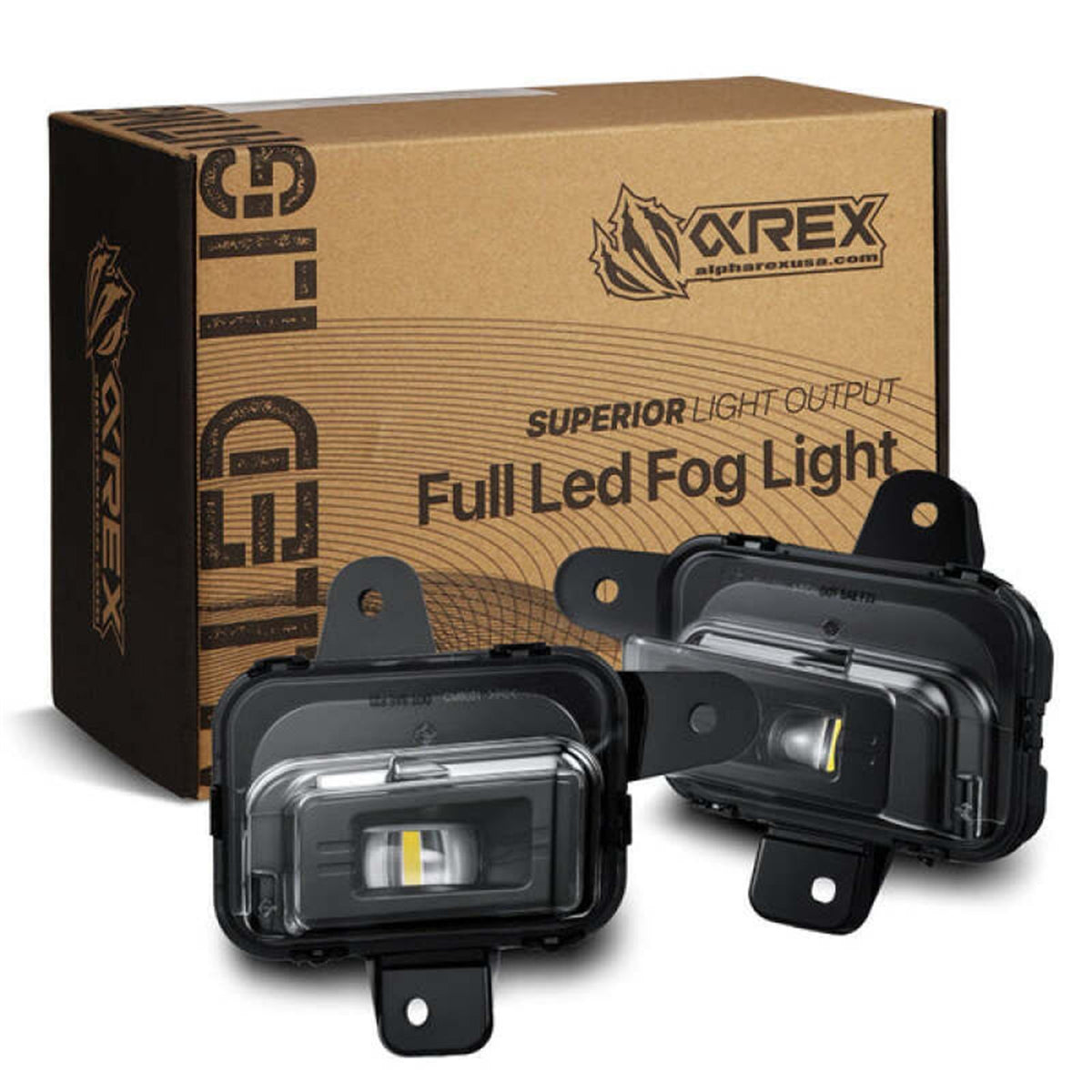 Alpharex LED Fog Lights - White/Amber fits GMC Sierra 1500 [MPN: arx210021]_2753130