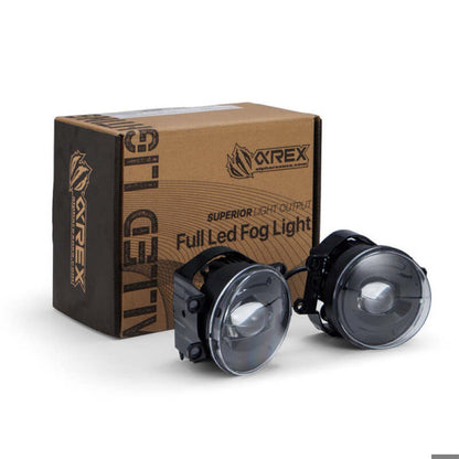 Alpharex Universal DoubleTap LED Projector Fog Lights - White/Amber [MPN: arx210023]_2734126