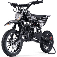 MotoTec USA Pioneer 49cc 2-Stroke Kids Gas Dirt Bike - Black [MPN: MT-DB-49cc-Pioneer_Black]_1893008