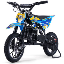 MotoTec USA Pioneer 49cc 2-Stroke Kids Gas Dirt Bike - Blue [MPN: MT-DB-49cc-Pioneer_Blue]_1893016