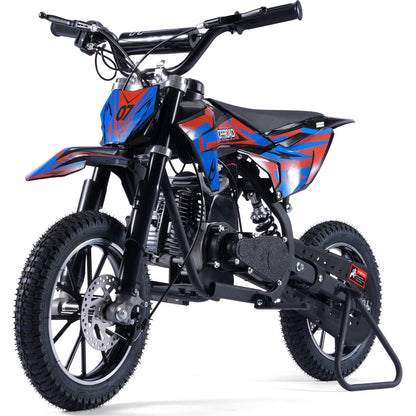 MotoTec USA Pioneer 49cc 2-Stroke Kids Gas Dirt Bike - Red [MPN: MT-DB-49cc-Pioneer_Red]_1893028
