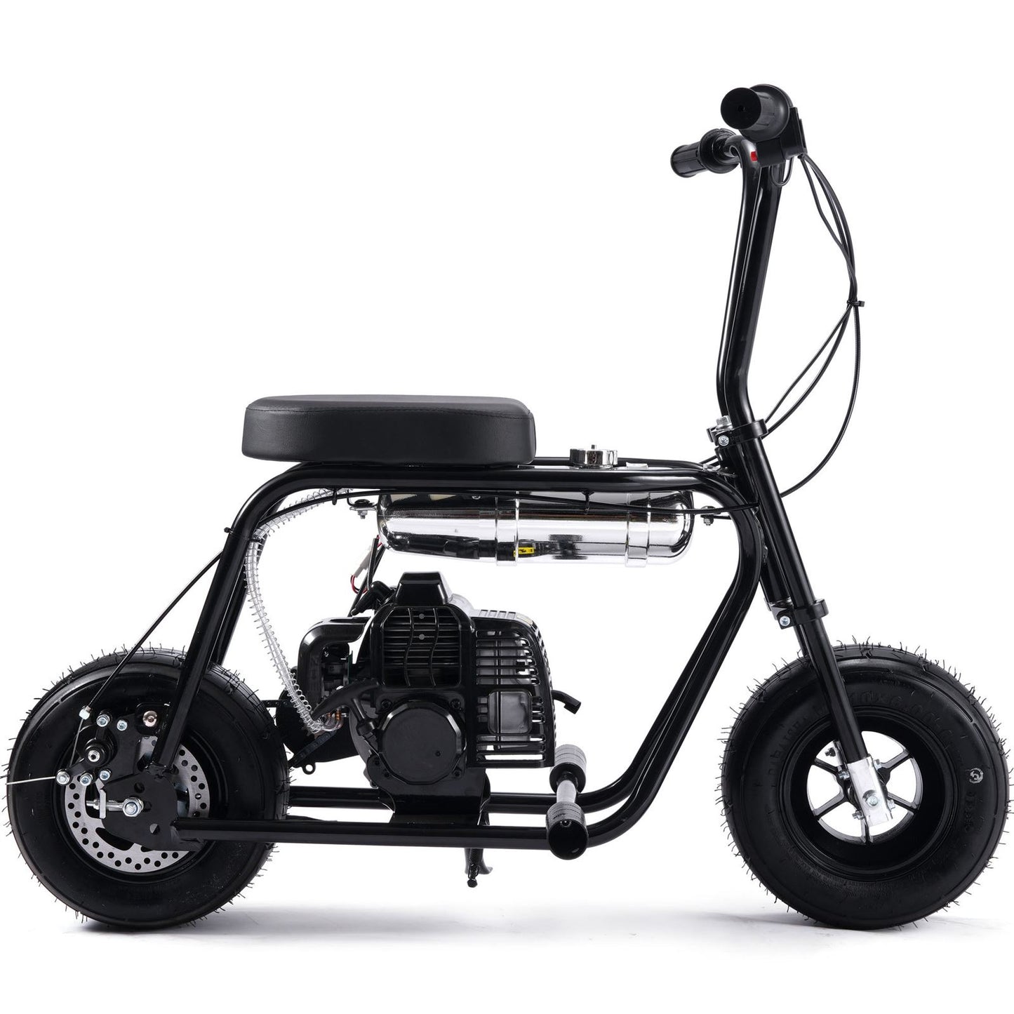 MotoTec USA Wild Rover 49cc 2-Stroke Kids Gas Mini Bike - Black [MPN: MT-Wild-Rover-49cc-Mini-Bike_Black]_1893227
