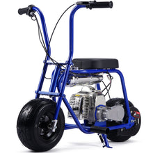 MotoTec USA Wild Rover 49cc 2-Stroke Kids Gas Mini Bike - Blue [MPN: MT-Wild-Rover-49cc-Mini-Bike_Blue]_1893239