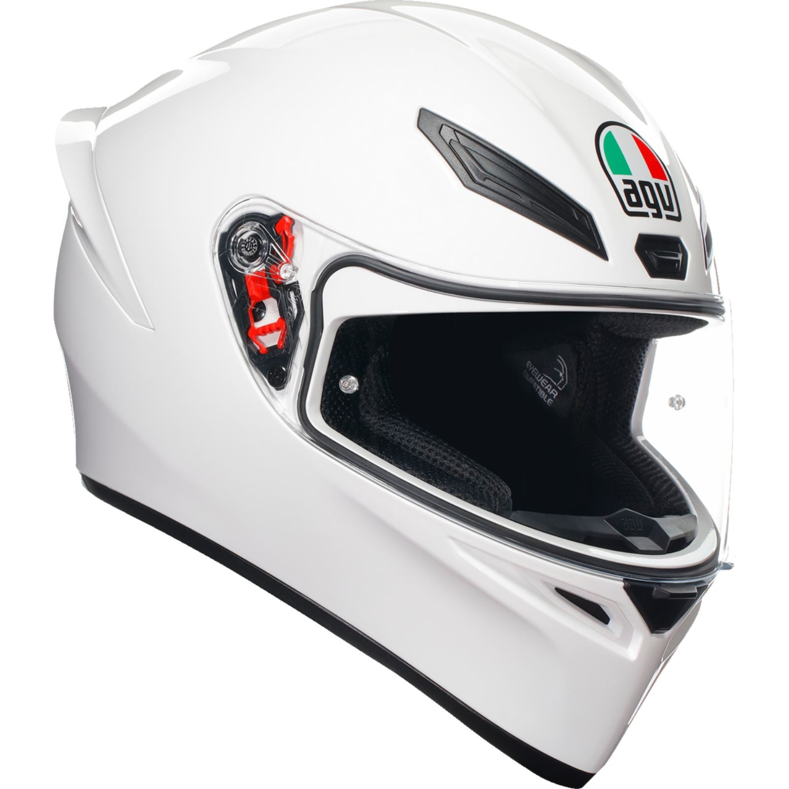 AGV Helmets K1 S Helmet - White - Large [MPN: 2118394018028L]_1892633