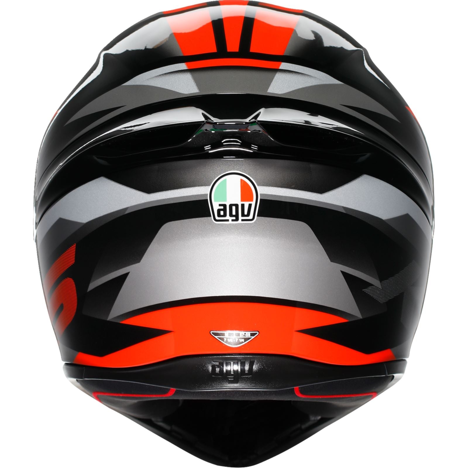 AGV Helmets K1 S Helmet - Fastlap - Black/Gray/Red_1892881
