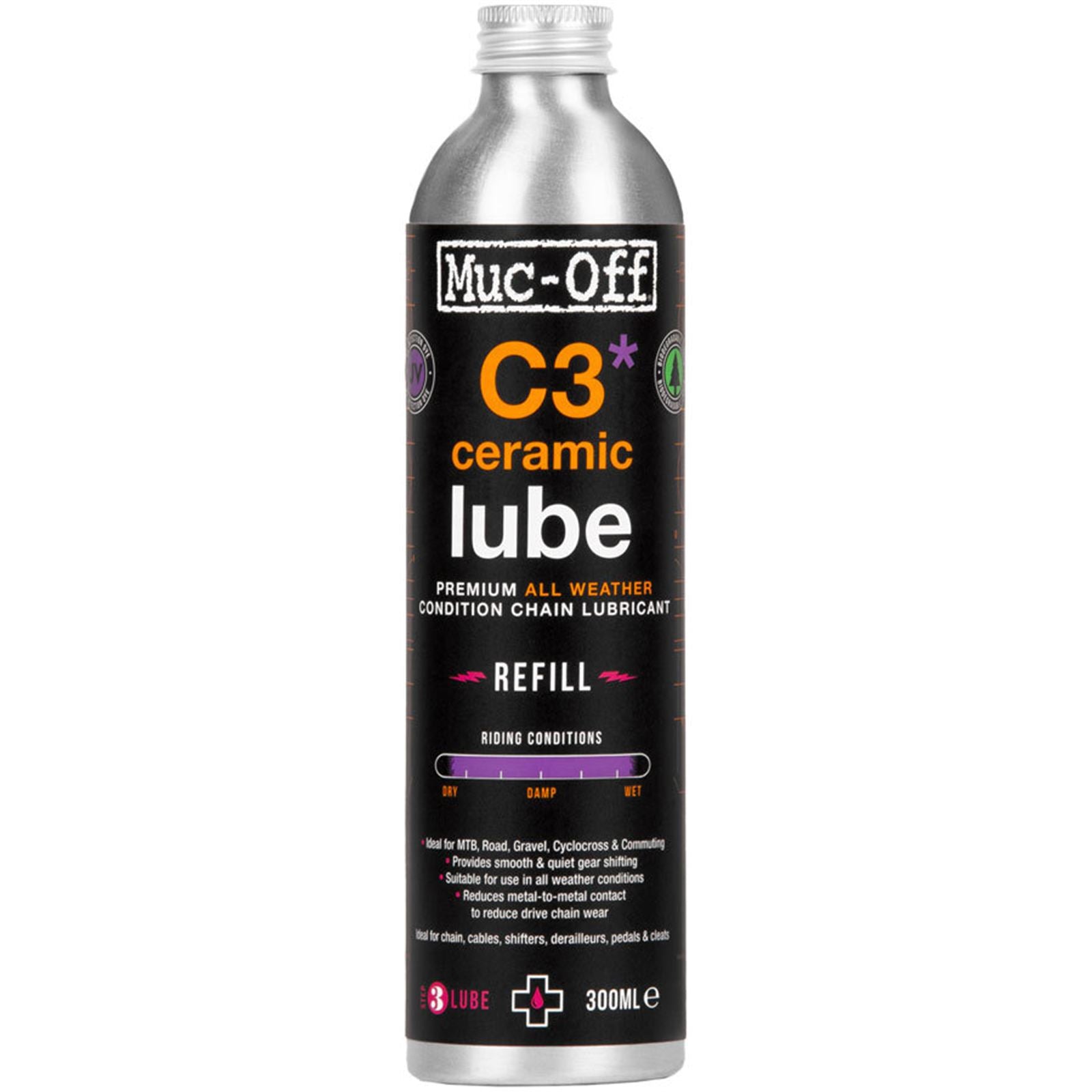 Muc-Off C3 Ceramic All Weather Lube - 300ml [MPN: 21468]_1911416