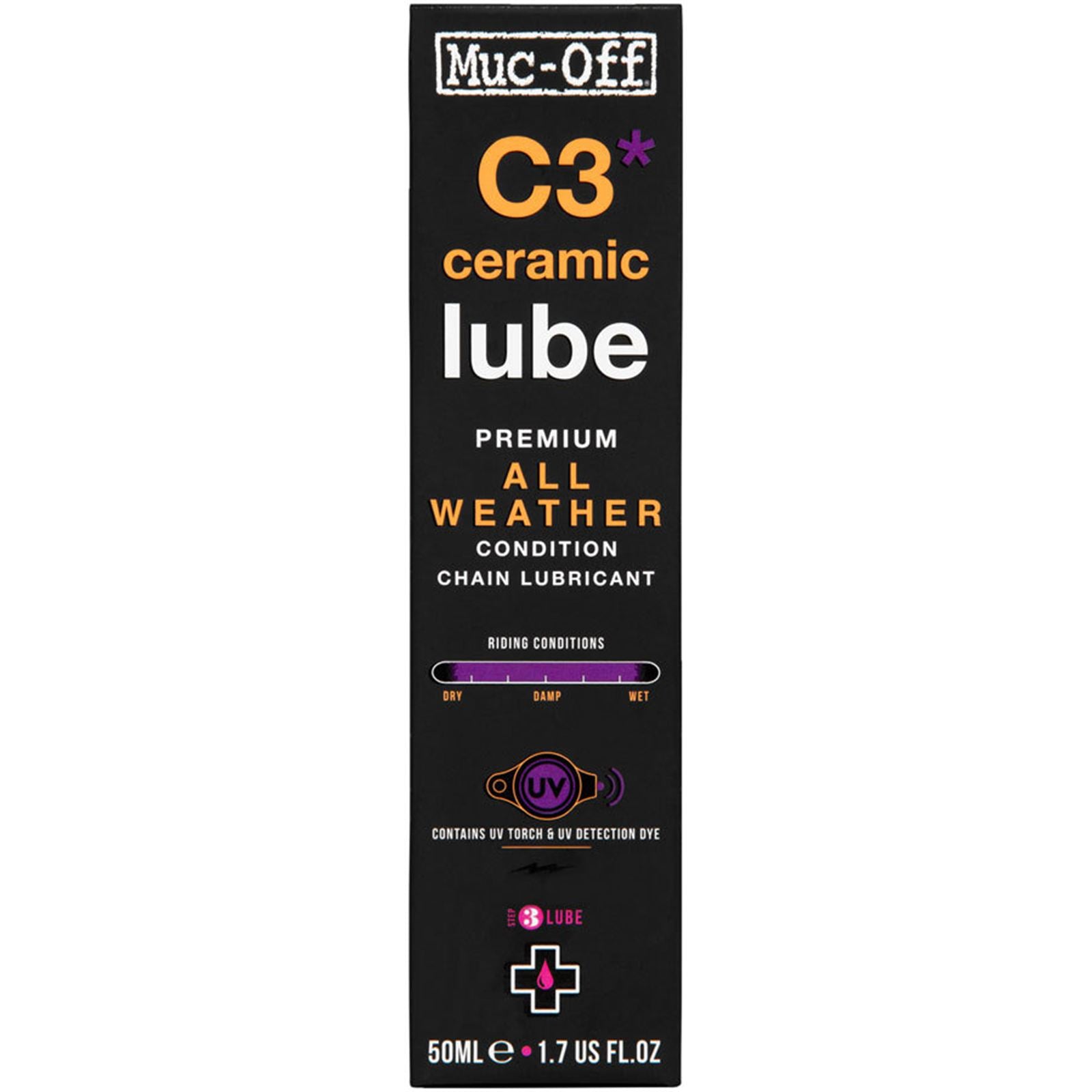 Muc-Off C3 Ceramic All Weather Lube - 50ml [MPN: 21466]_1911411