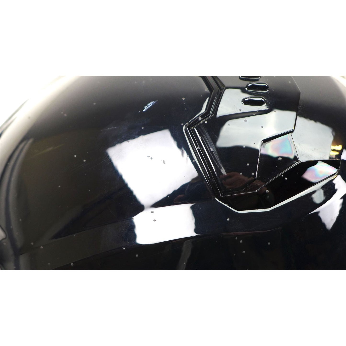 LS2 Stream II Solid Helmet with SunShield Gloss Black - Medium OPEN BOX [MPN: 808-1003]_1934414