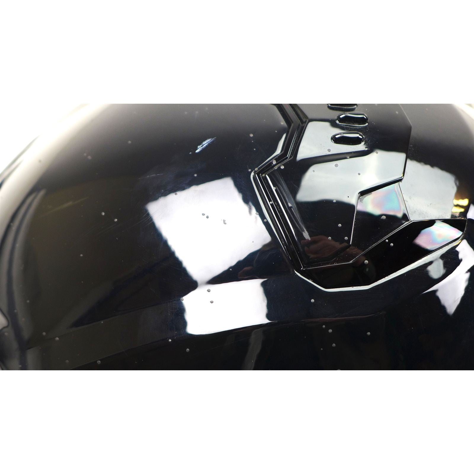 LS2 Stream II Solid Helmet with SunShield Gloss Black - Medium OPEN BOX [MPN: 808-1003]_1934414