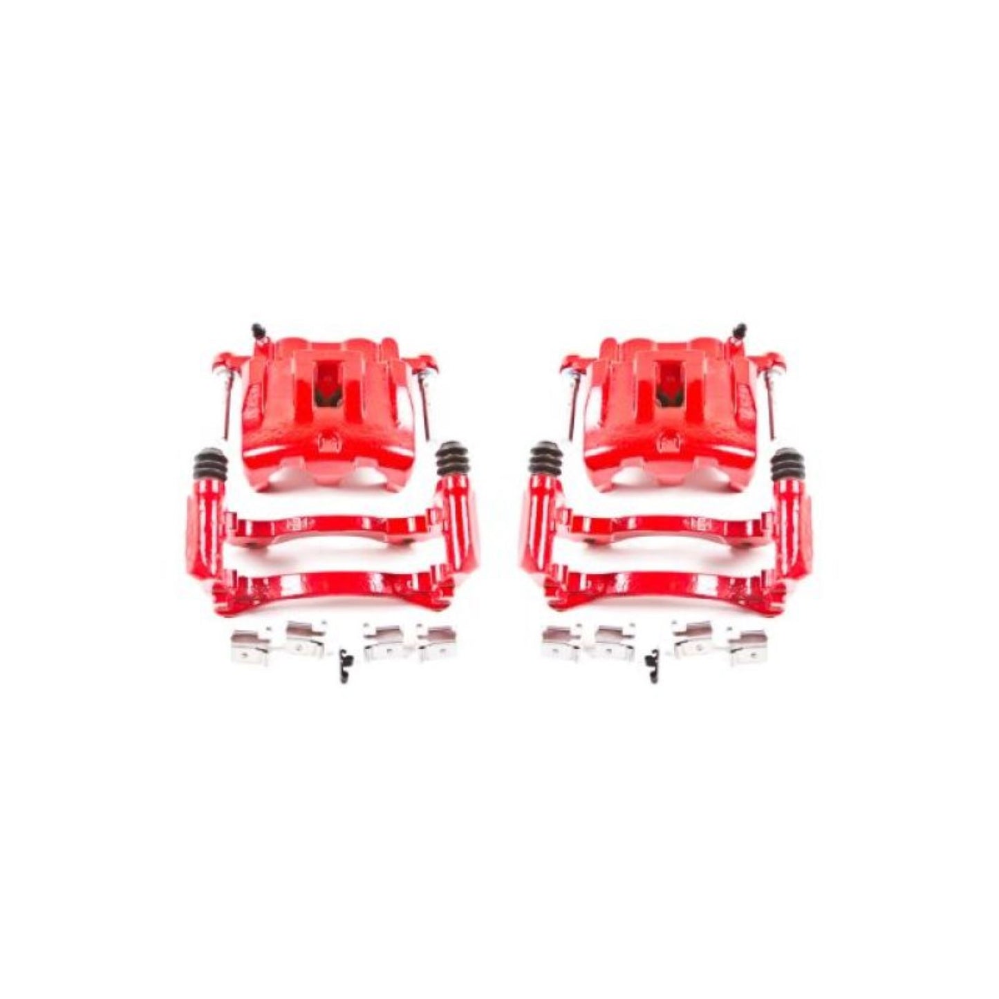 Powerstop Front Red Calipers w/Brackets - Pair for 99-04 Jeep Grand Cherokee [MPN: S4826]_1894117