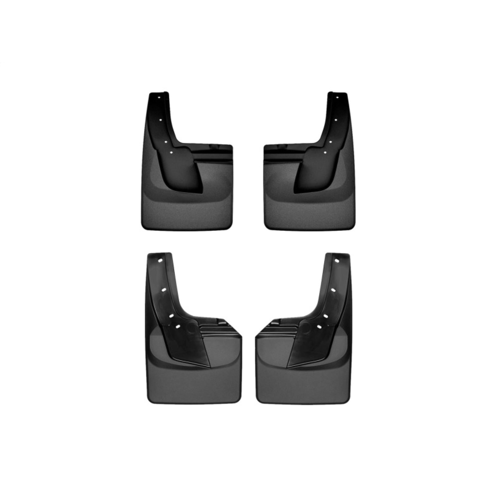 WeatherTech No Drill Front & Rear MudFlaps - Black for 2025 Dodge RAM 1500  [MPN: 110092-120185]_1894349