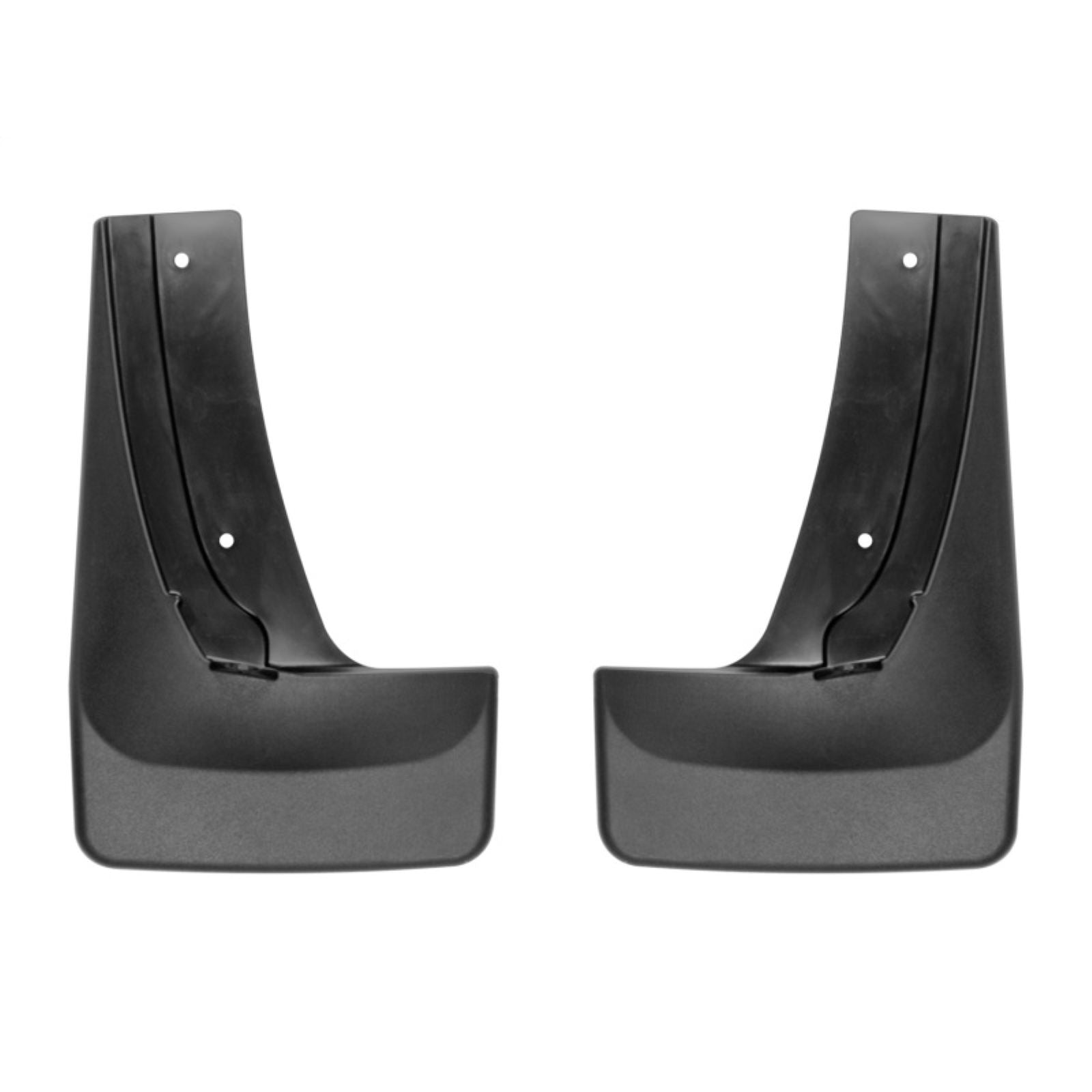 WeatherTech No Drill Mudflaps - Black for 17+ GMC Acadia/Acadia Denali (Works w/ All Terrain Package) [MPN: 120067]_1895341