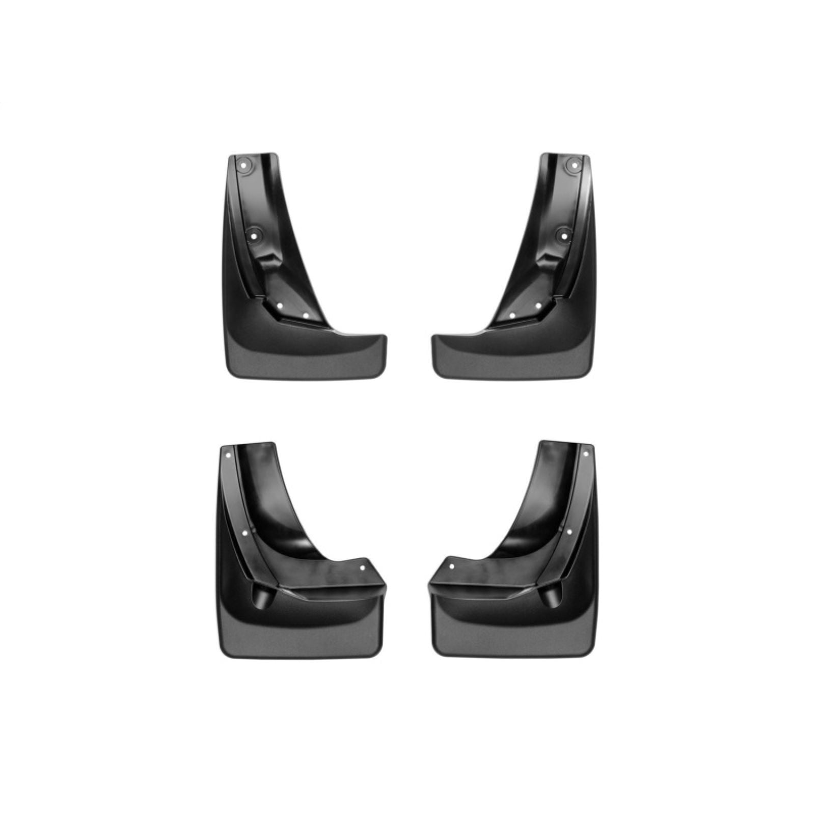WeatherTech No Drill Mudflaps - Black for 2017+ Honda Ridgeline [MPN: 110063-120069]_1895667