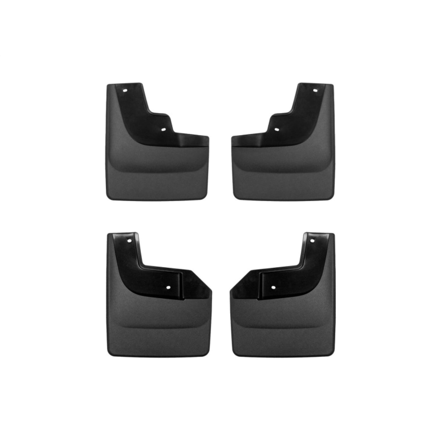 WeatherTech No Drill Front & Rear Mudflaps - Black for 2021+ Ford F-150 Raptor  [MPN: 110150-120150]_1897457