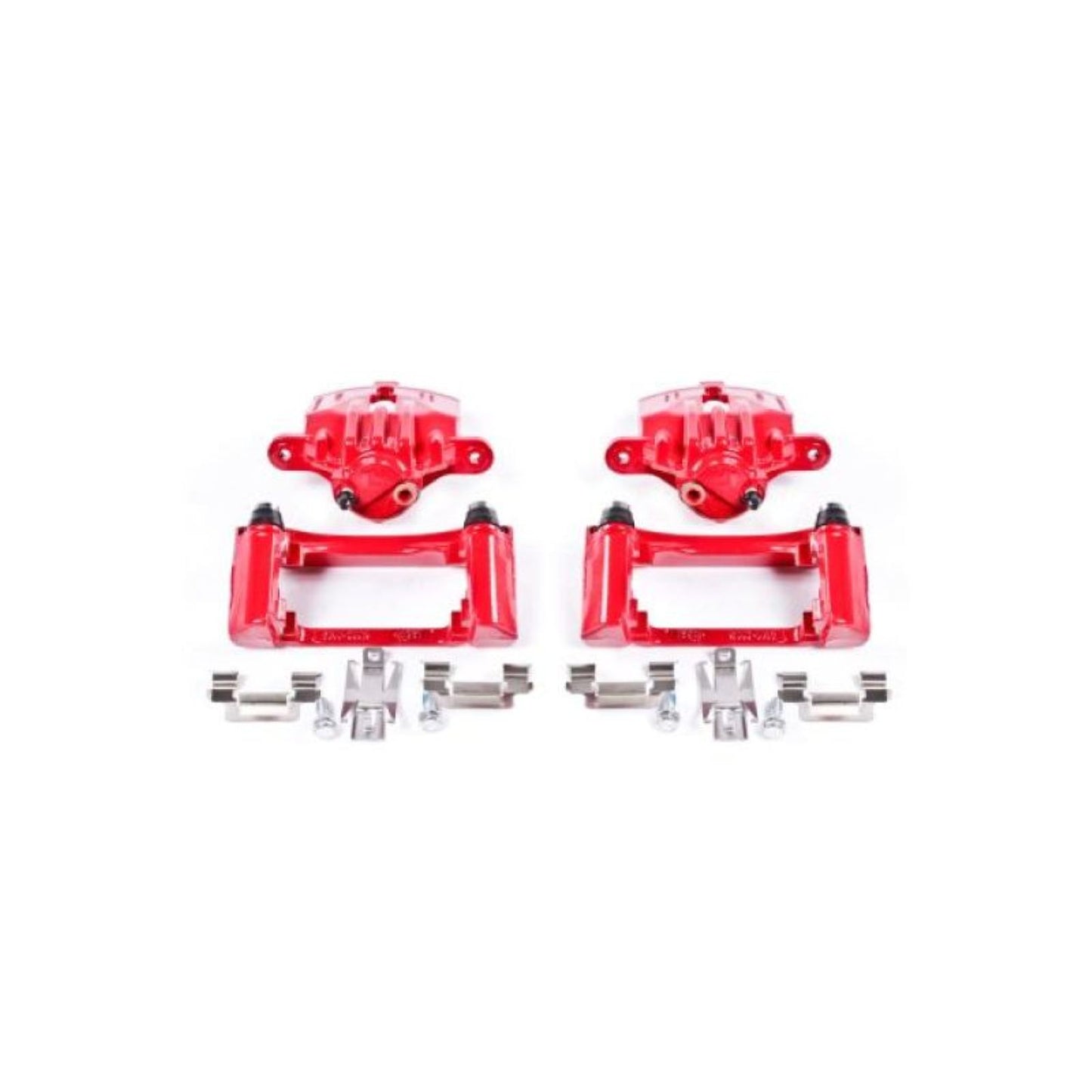 Powerstop Rear Red Calipers w/Brackets - Pair for 98-02 Chevrolet Camaro [MPN: S4696]_1898126