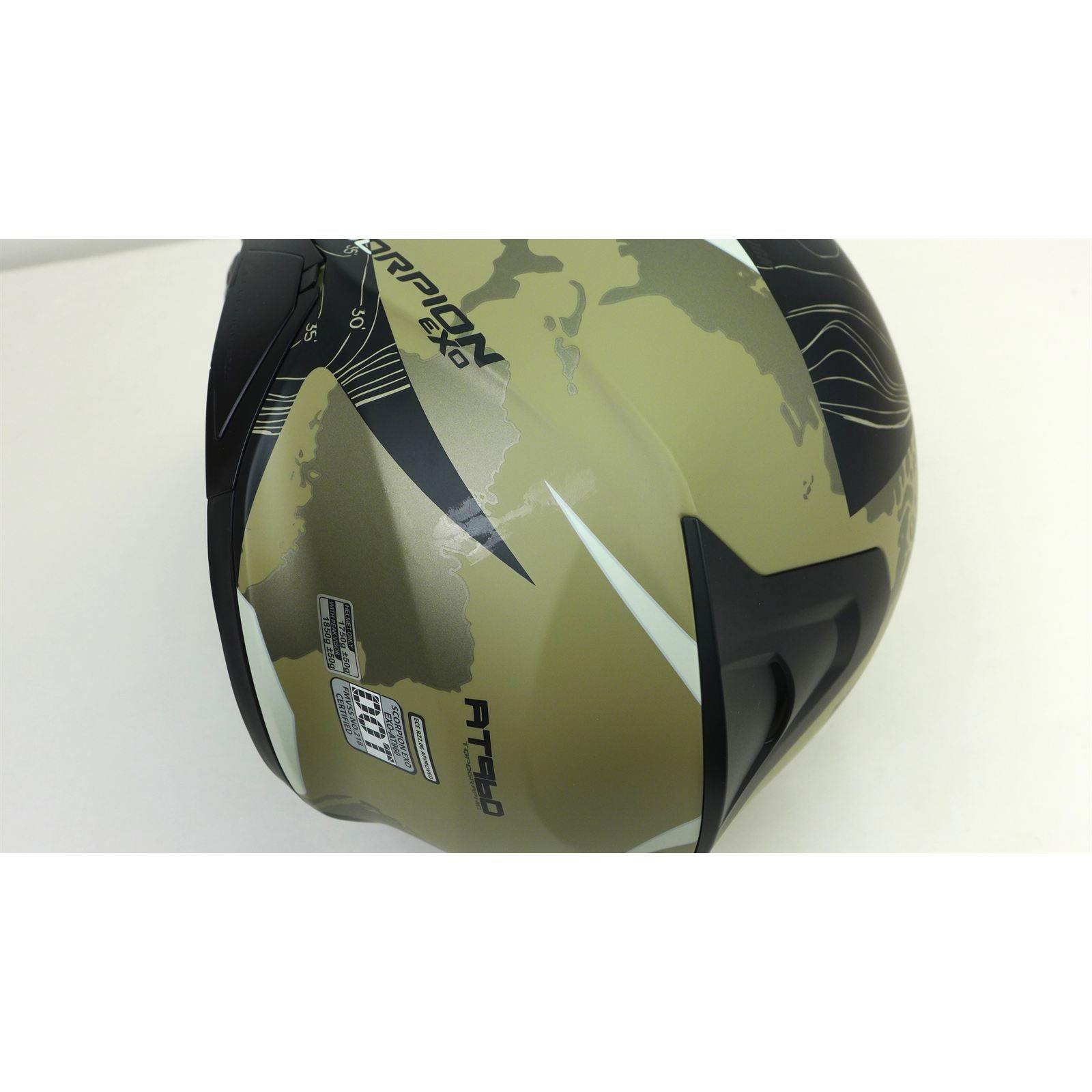 ScorpionEXO Exo-AT960 Modular Helmet - Sand/Black - Medium OPEN BOX [MPN: 96-1044]_1942304