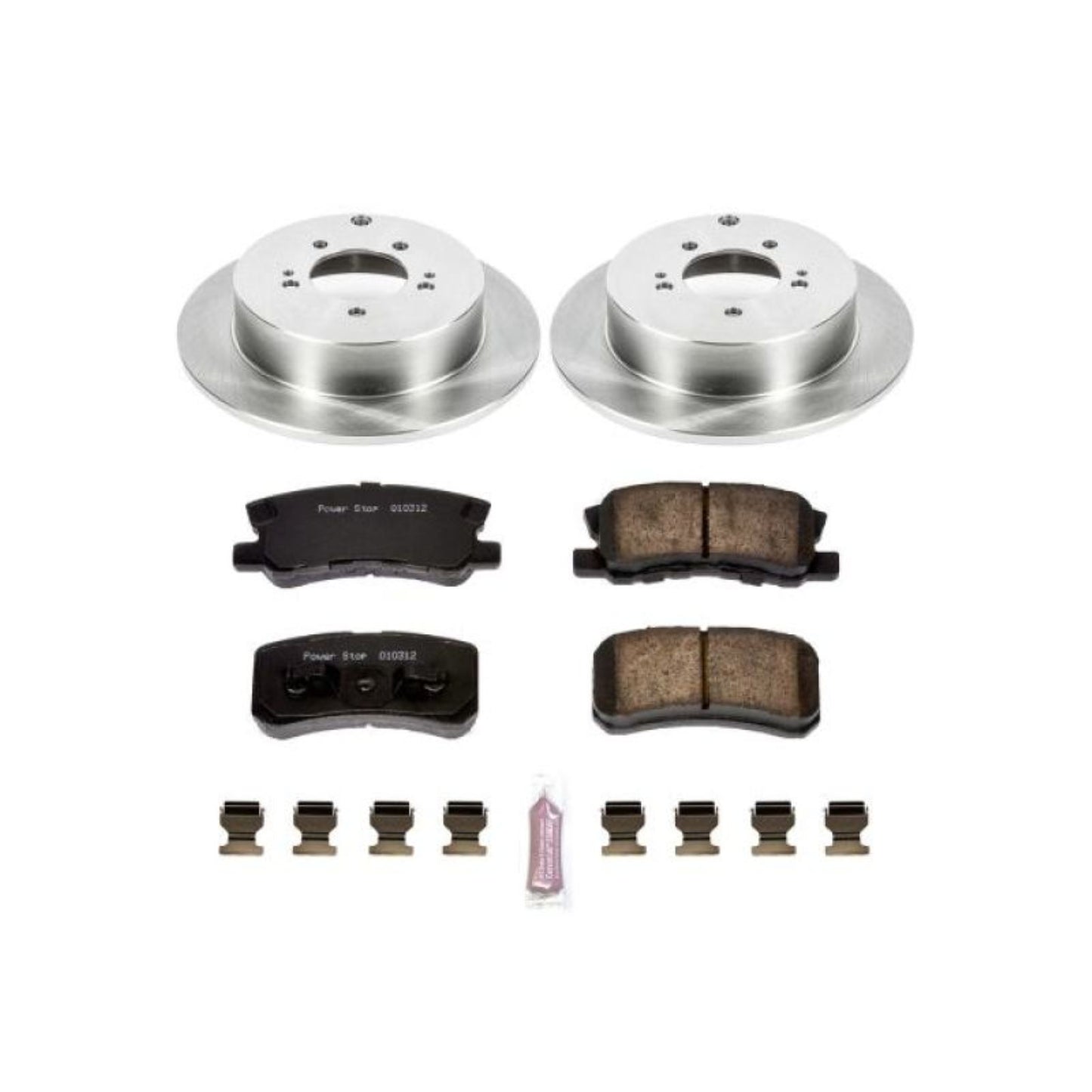 Powerstop Rear Autospecialty Brake Kit for 09-15 Mitsubishi Lancer [MPN: KOE5499]_1915865