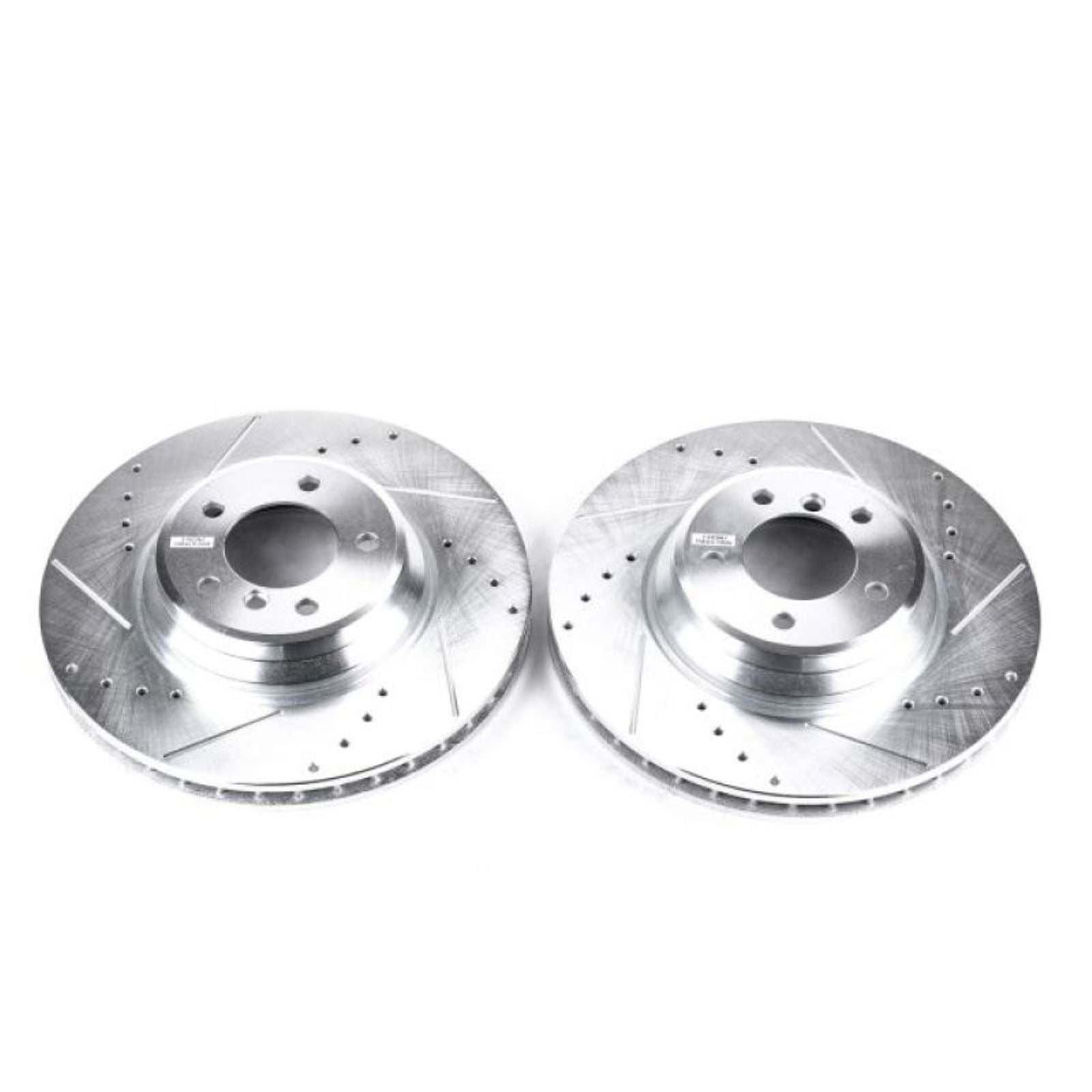 Powerstop Front Evolution Drilled & Slotted Rotors - Pair for 09-11 BMW 335d [MPN: EBR850XPR]_1916456