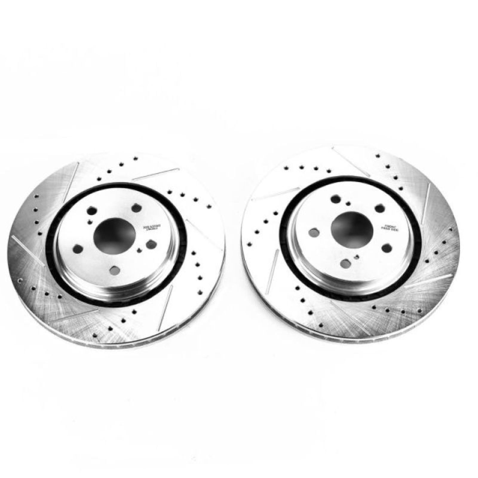 Powerstop Front Evolution Drilled & Slotted Rotors - Pair for 16-19 Lexus RX350 [MPN: JBR1736XPR]_1916132