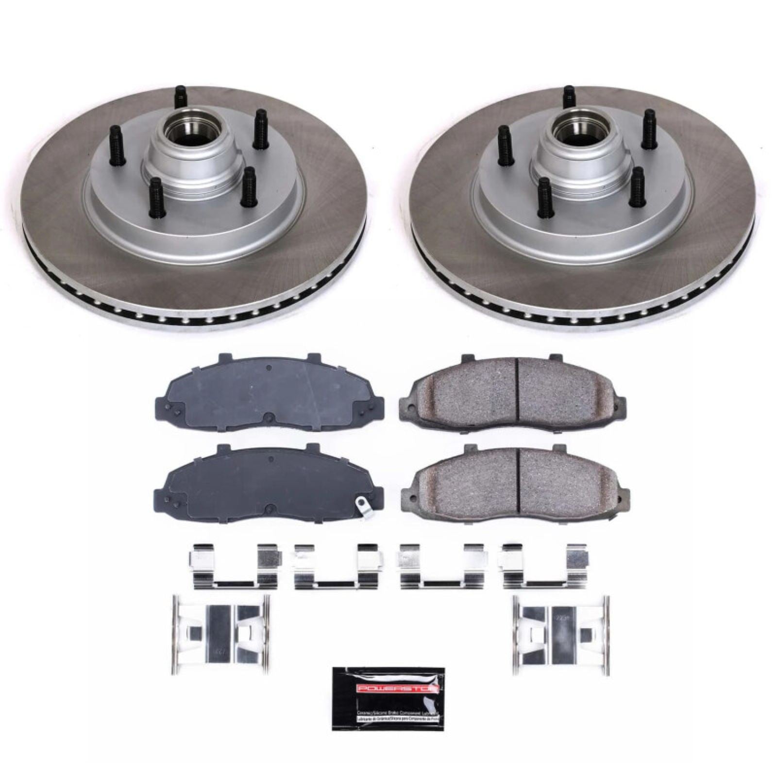 Powerstop Front Semi-Coated Rotor Kit for 97-00 Ford F-150 [MPN: SC1863]_1915885