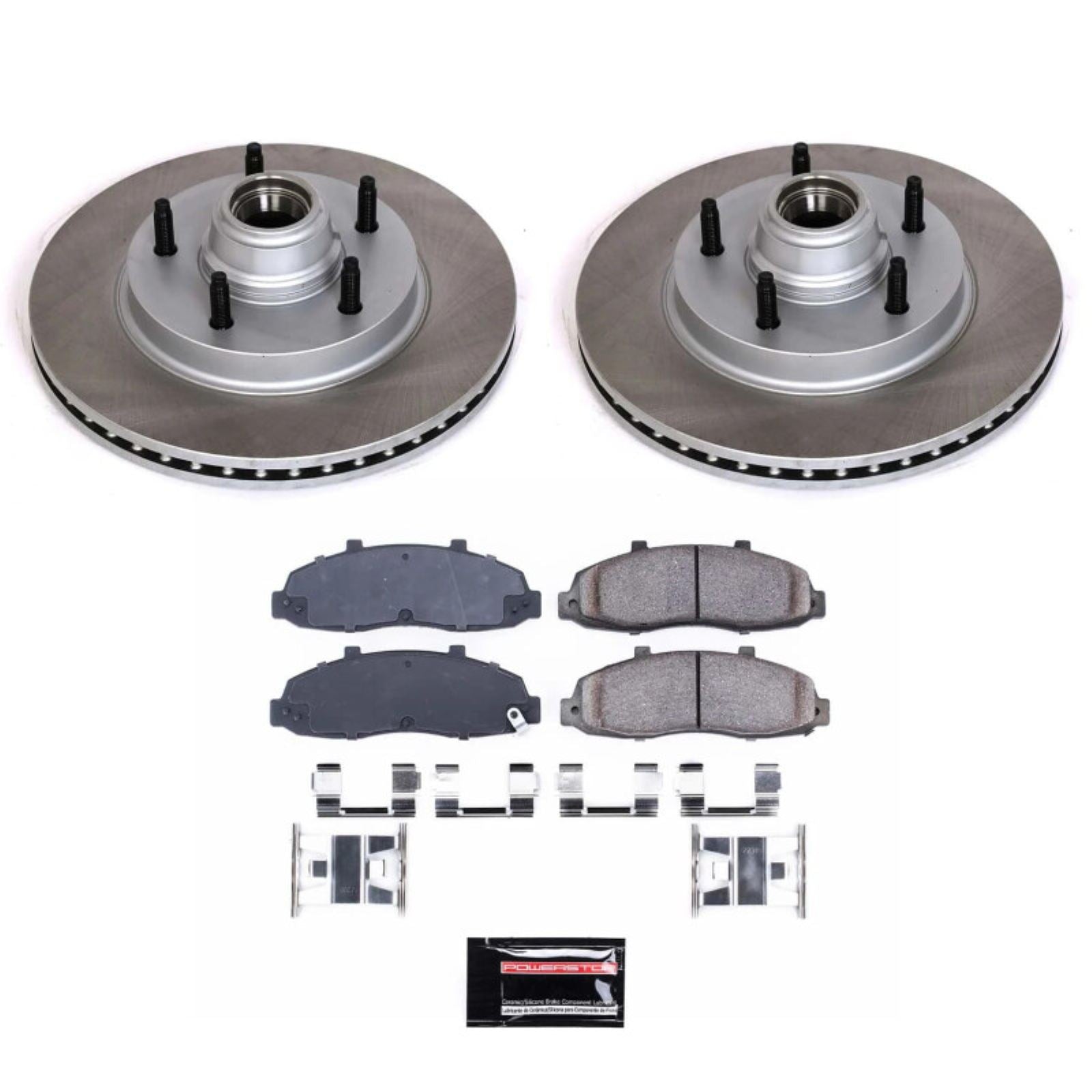Powerstop Front Semi-Coated Rotor Kit for 97-00 Ford F-150 [MPN: SC1865]_1915840