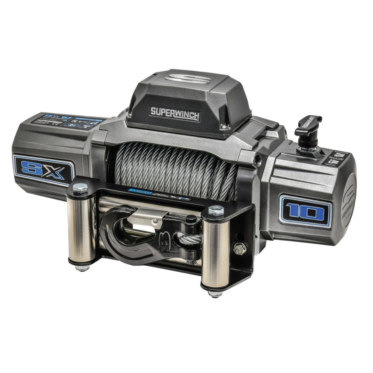 Super Winch 10000 LBS 12V DC 3/8" x 85' Wire Rope SX 10000 Winch [MPN: 1710200]_1916588
