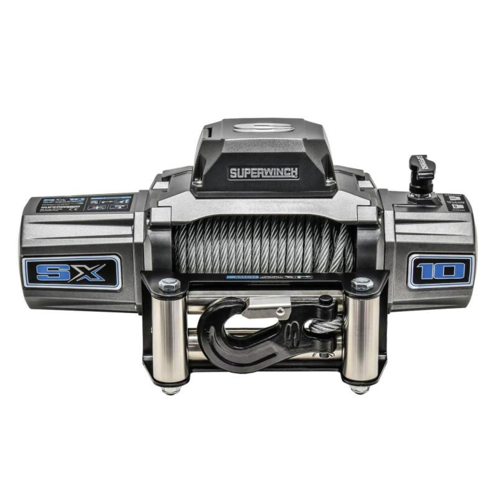 Super Winch 10000 LBS 12V DC 3/8" x 85' Wire Rope SX 10000 Winch [MPN: 1710200]_1916652