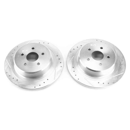 Powerstop Rear Drilled & Slotted Rotor - Pair for Jeep Wrangler BBK [MPN: AR8385XPR]_1918467