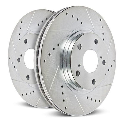 Powerstop Rear Drilled & Slotted Rotor - Pair for Jeep Wrangler BBK [MPN: AR8385XPR]_1933958