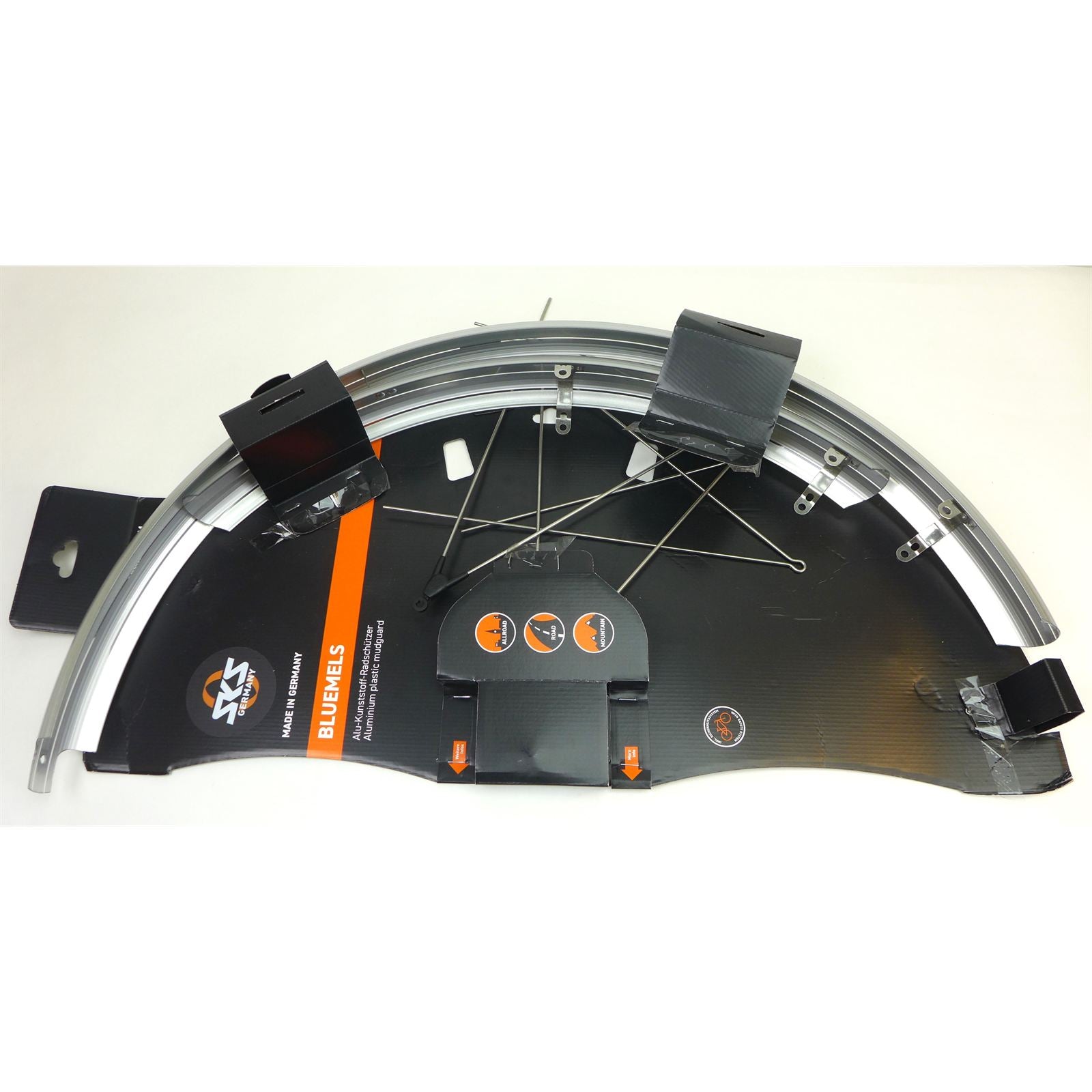 SKS Germany B65 Bluemels Fender 26''/27.5''/29'' 57mm, Silver Set OPEN BOX [MPN: 11820]_1946183