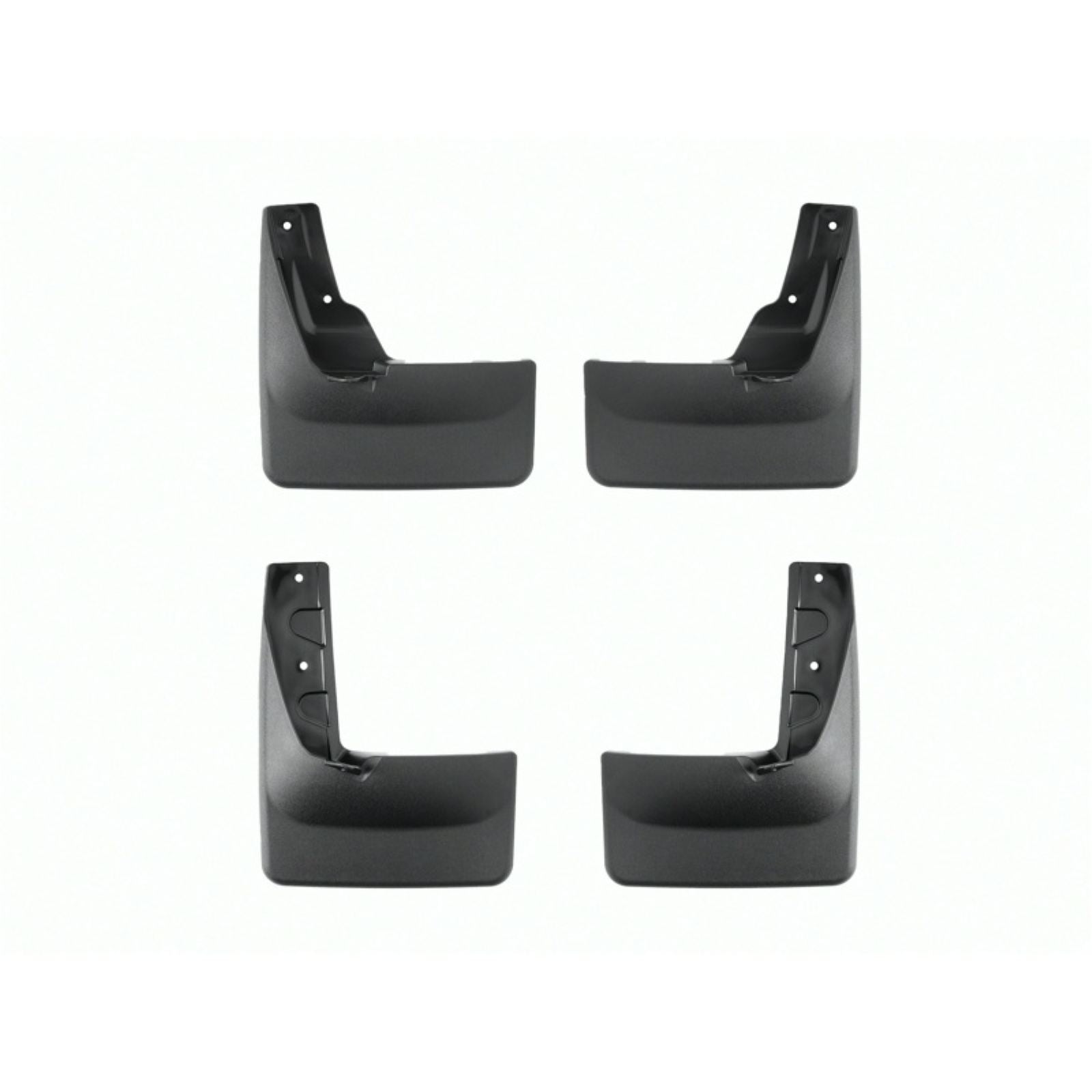 WeatherTech No Drill Mudflaps Compatible with 22-23 Toyota Tundra - Black [MPN: 110154-120154]_1941983