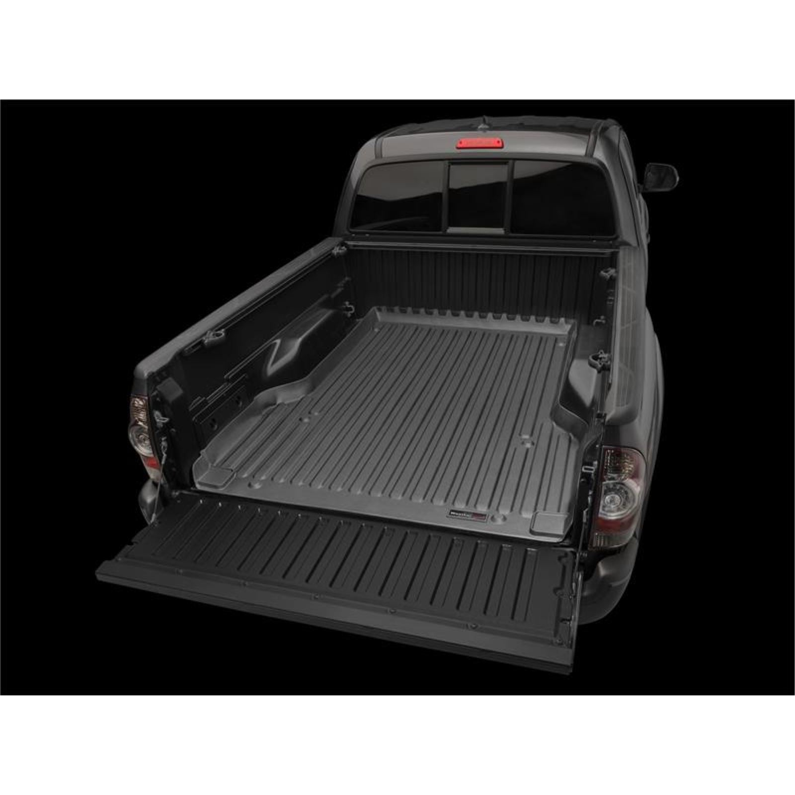 WeatherTech TechLiner - 60.3in Bed - fits '05-14 Toyota Tacoma - Black [MPN: 36014]_1942527