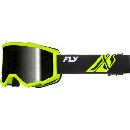 Fly Racing Focus Goggles - Black/Hi-Vis with Dark Smoke Hydophoc Lens [MPN: 37-51674]_1946442