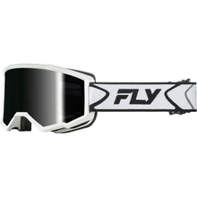 Fly Racing Zone Goggles - White/Black with Dark Smoke Hydrophoc Lens [MPN: 37-51169]_1946434