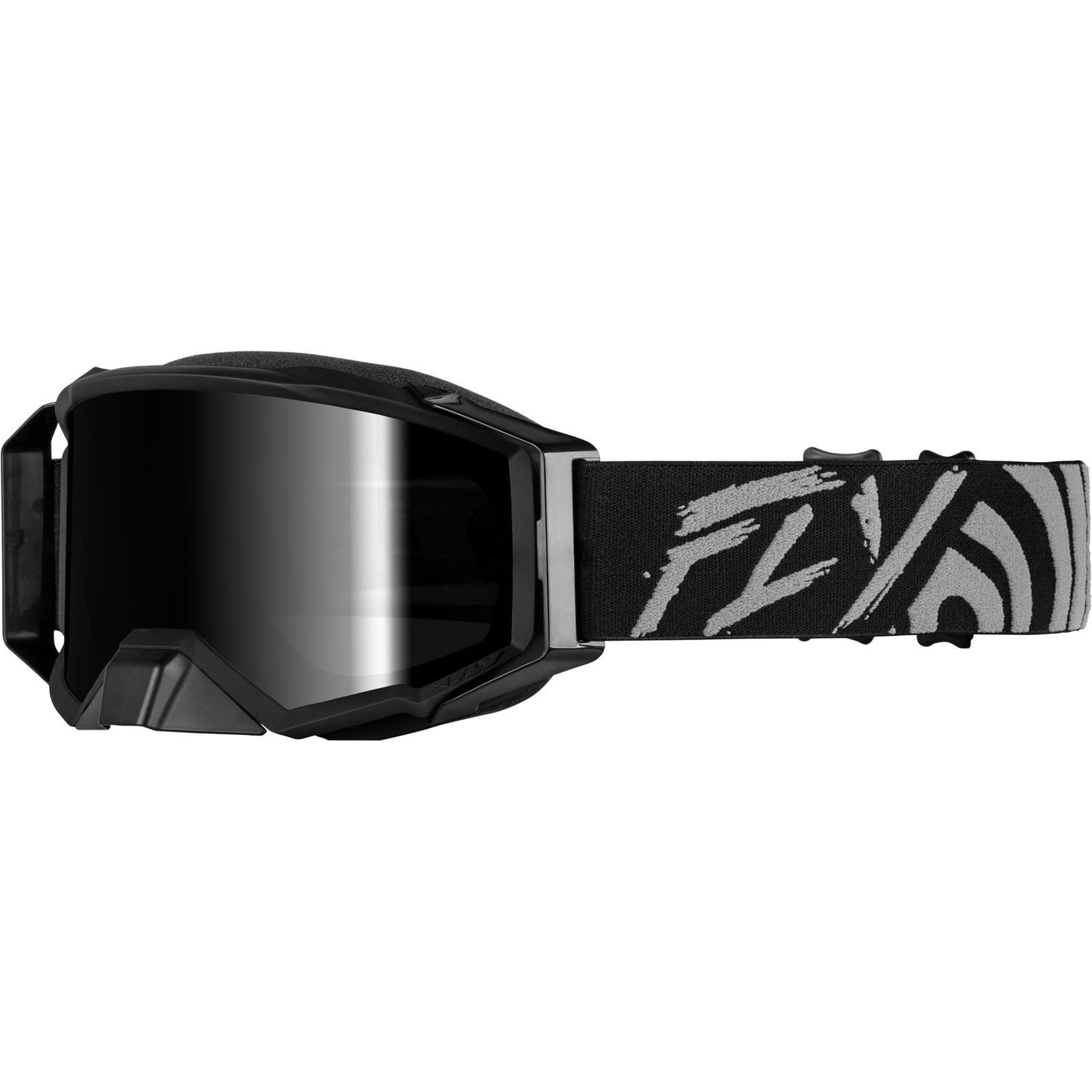 Fly Racing Zone Elite Goggles - Grey/Black with Dark Smoke Hydrophoc Lens [MPN: 37-5518]_1946458