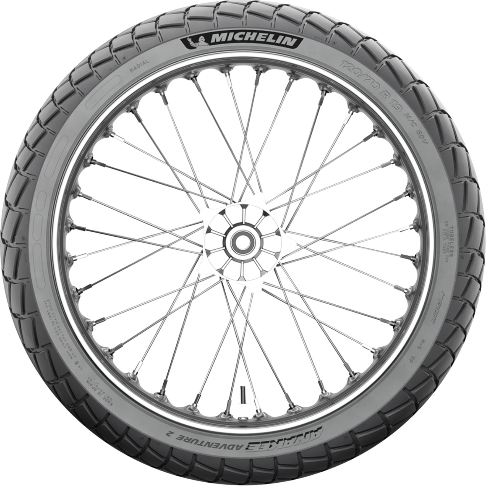 Michelin - Powersports Tire - Anakee Adventure 2 - Front - 90/90-21 - 54V [MPN: 48372]_1945589