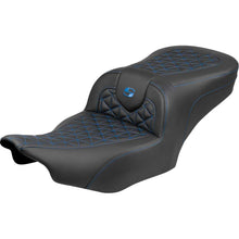 Saddlemen Roadsofa™ Seat - without Backrest - Blue Stitch for FLH/FLT '23-'25 [MPN: 823-07-21001]_1945196