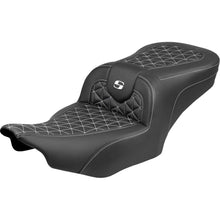 Saddlemen Roadsofa™ Seat - without Backrest White Stitch for FLH/FLT '23-'25 [MPN: 823-07-21006]_1942964