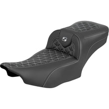 Saddlemen Roadsofa™ Seat - without Backrest Silver Stitch for FLH/FLT '23-'25 [MPN: 823-07-21105]_1944488