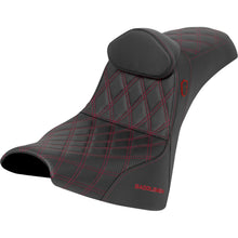 Saddlemen Performance Seat - Red Stitch - Gripper for FXBB/FXST '18-'25 [MPN: SC81830DB4]_1942858