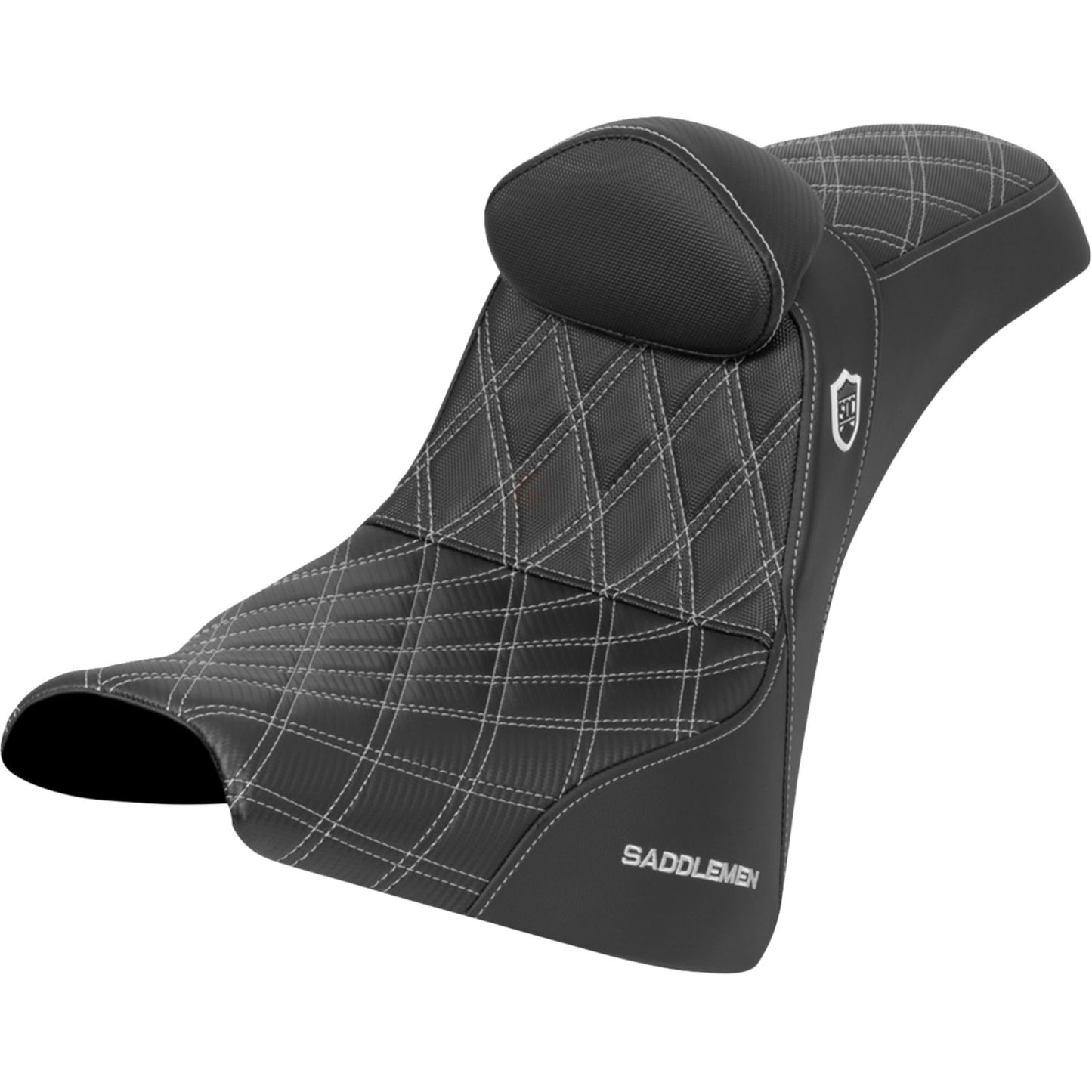 Saddlemen Performance Seat - Silver Stitch - Gripper for FXBB/FXST '18-'25 [MPN: SC81830DB5]_1944501