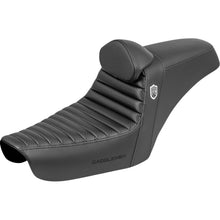 Saddlemen Step-Up Seat - Gripper - Black - with Backrest for FXD '96-'03 [MPN: SC89604TB]_1945837