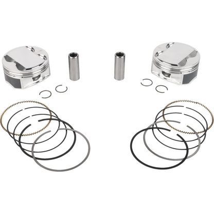 JE Pistons - Powersports Piston Kit - 4.075" Bore - 4.625" Stroke - 11.5:1 CR - 121" M8 [MPN: 400173]_1942926