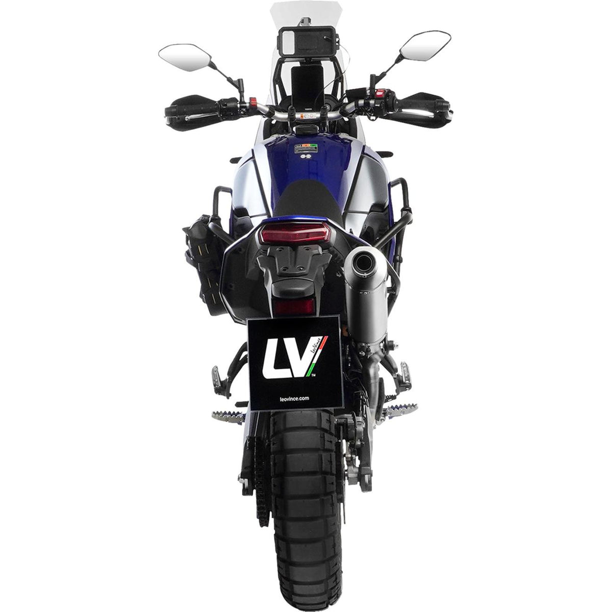 LeoVince LV One Evo Slip-On Muffler - Stainless Steel for Yamaha Tenere 700 [MPN: 14465EU:]_2348429