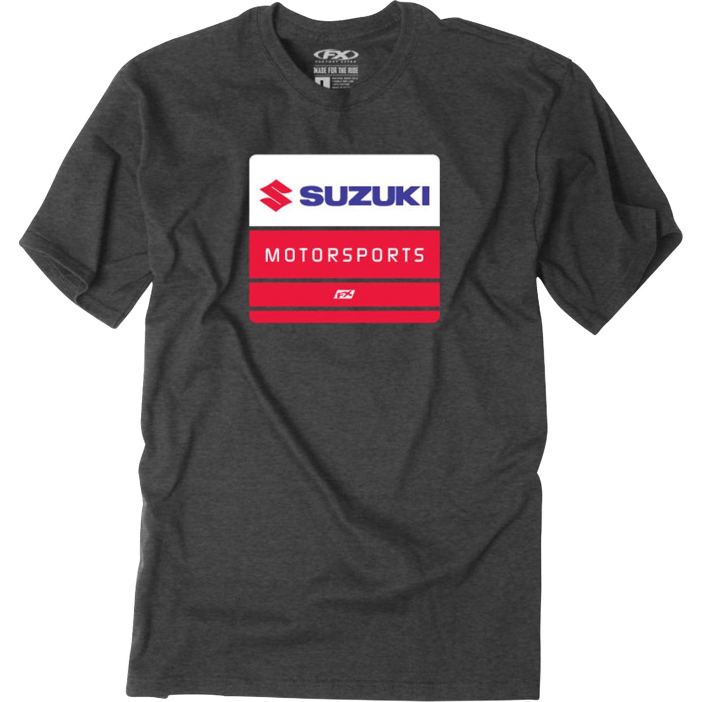 Factory Effex Youth Suzuki Phase T-Shirt - Heather Charcoal_1943965