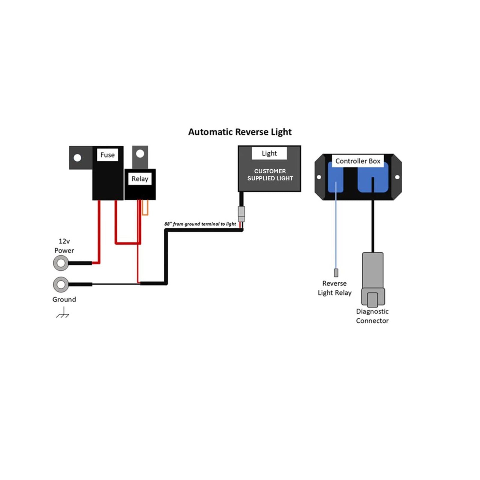 Straightline Performance Smart Wire Reverse Light Kit - No Light fits Polaris [MPN: 287-109]_1948035