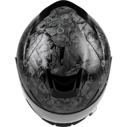 FLY Racing Sentinel Mech Helmet - Black/Grey/Red_2098974