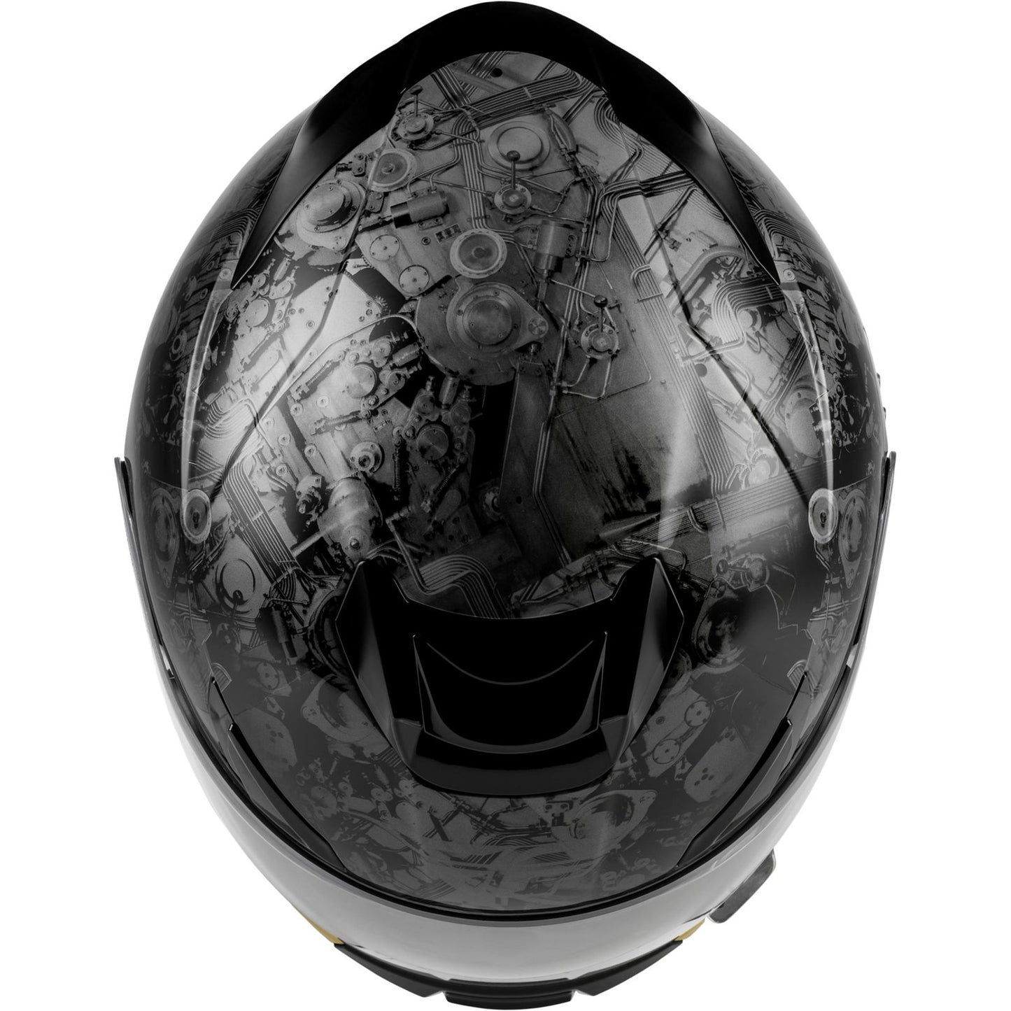 FLY Racing Sentinel Mech Helmet - Black/Grey/Gold_2099078